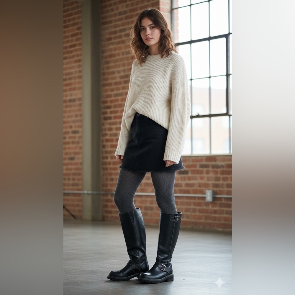 Fluevog Bond GirlTall Boots with Buckles Discontinued Size 5.5